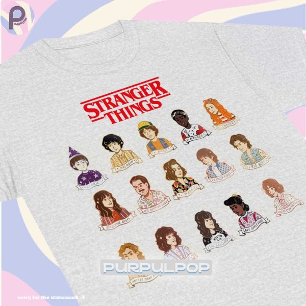 Stranger Things Art 2025 Movie Shirt