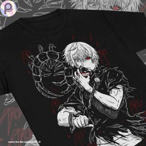 Tokyo Ghoul Kaneki Ken Anime Manga Shirt