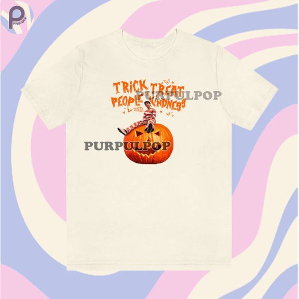 Trick Or Treat People With Kindness Harry Pumpkin Shirt