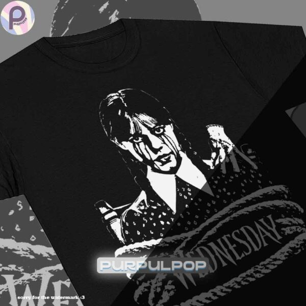 Wednesday 2 Addam Family Horror Vintage Shirt