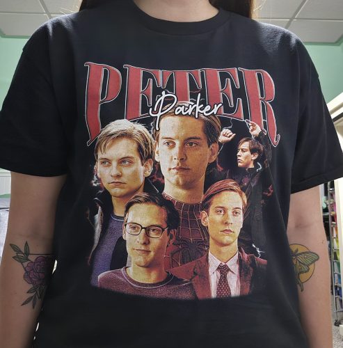 Peter Parker Vintage Shirt photo review