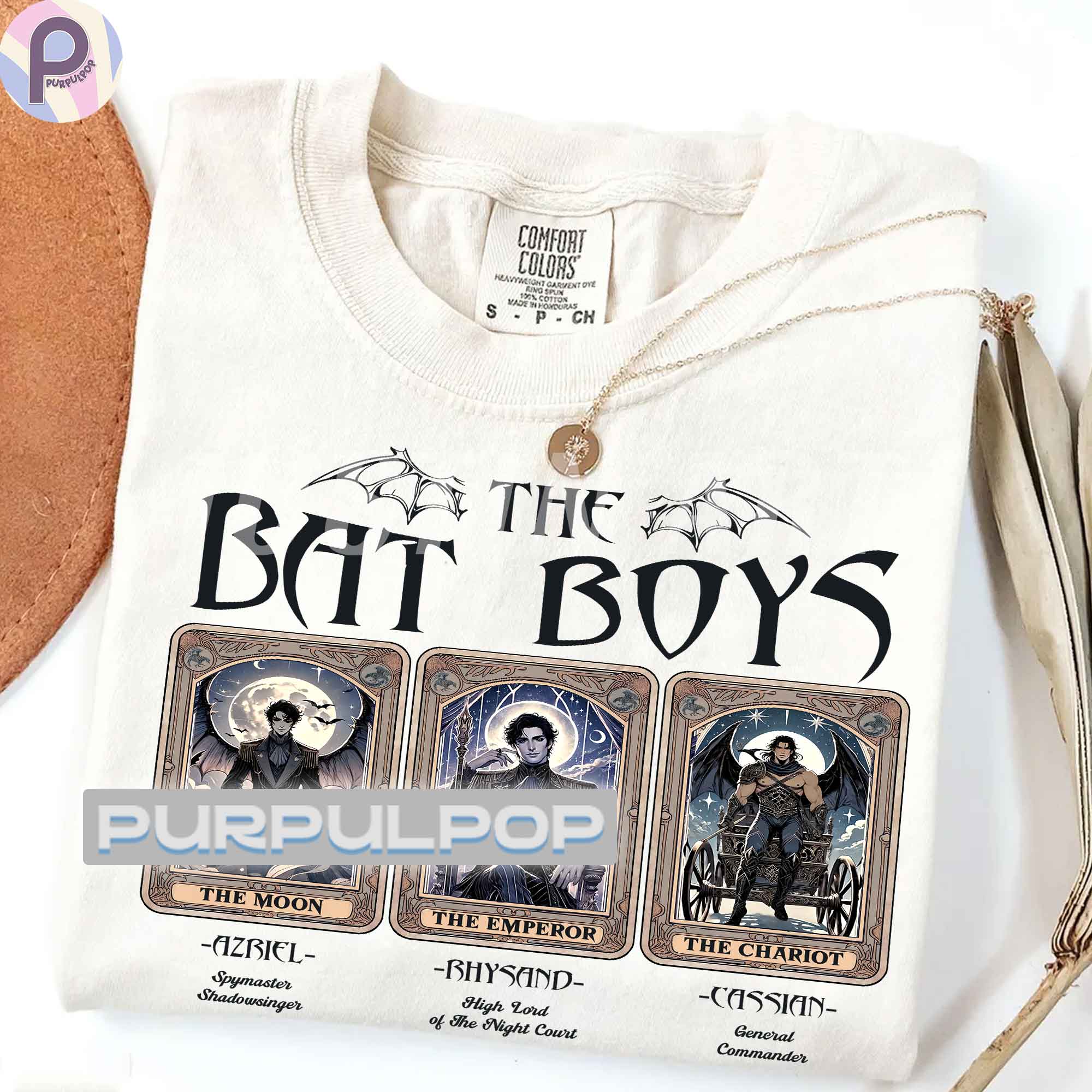 Comfort Colors The Bat Boys Rhysand Cassian Aziel Acotar SJM Shirt Comfort Colors The Bat Boys Rhysand Cassian Aziel Acotar SJM Shirt