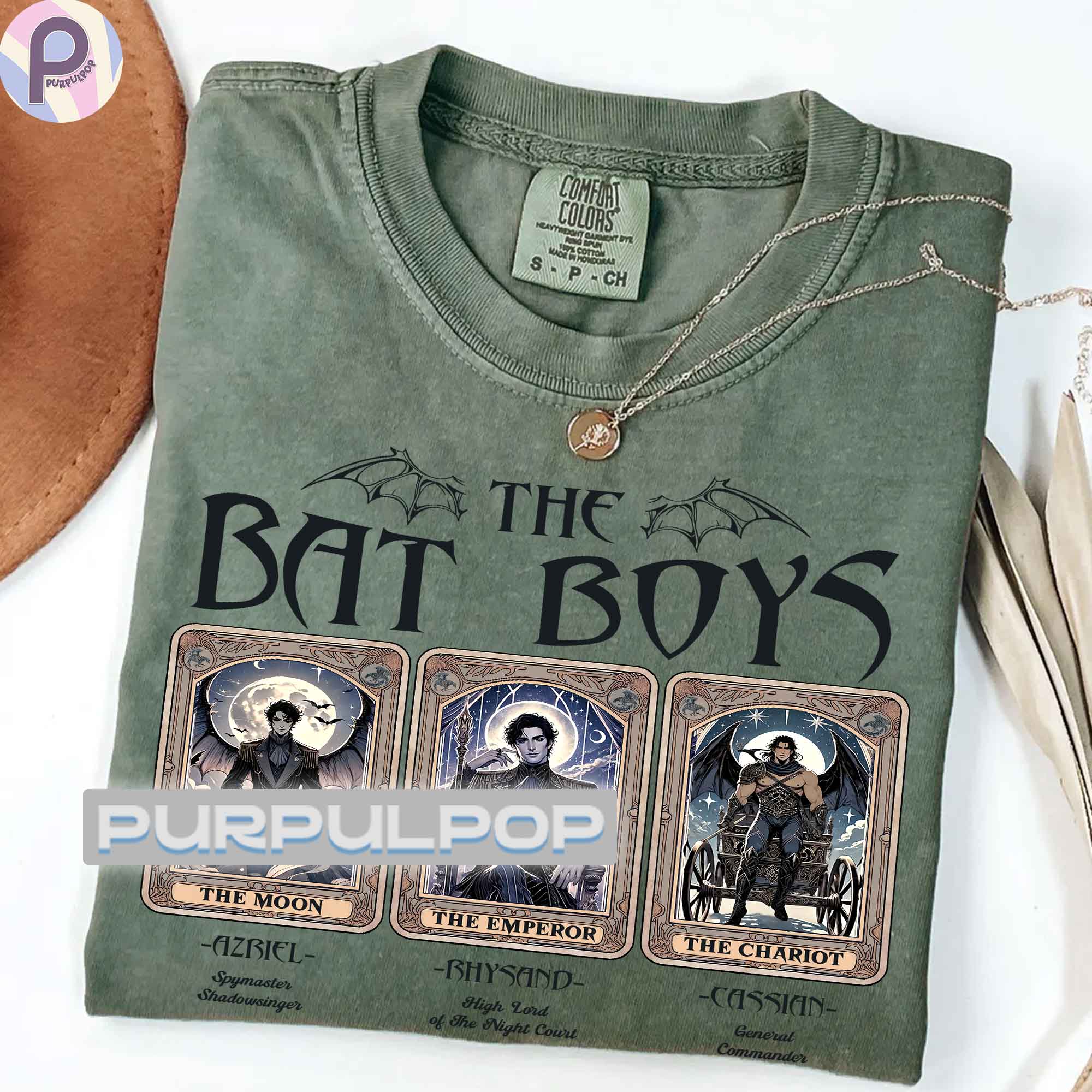 Comfort Colors The Bat Boys Rhysand Cassian Aziel Acotar SJM Shirt Comfort Colors The Bat Boys Rhysand Cassian Aziel Acotar SJM Shirt
