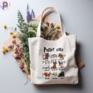 Harry Potter Cats Tote Bag