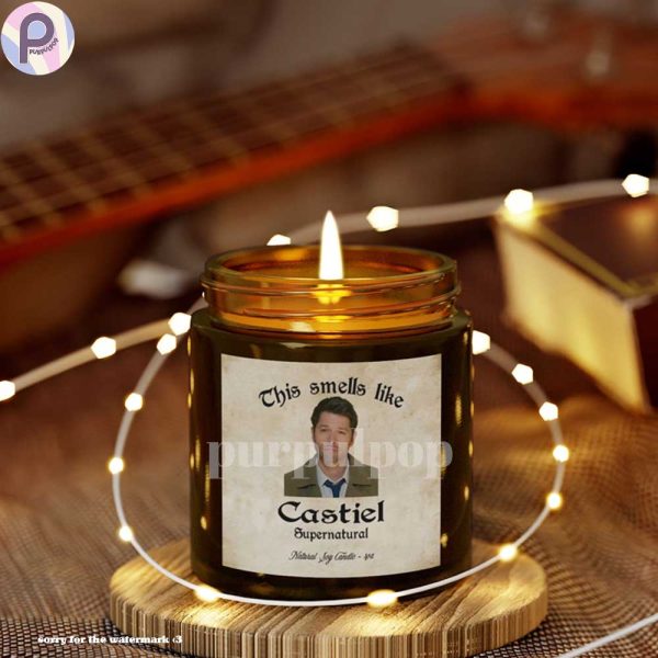 Castiel Supernatural Candle