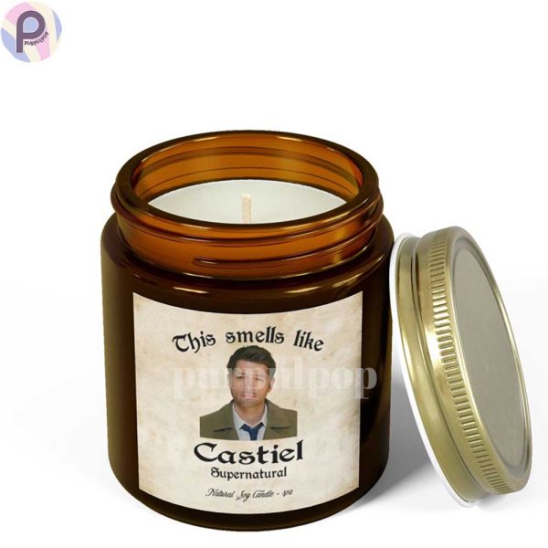 Castiel Supernatural Candle