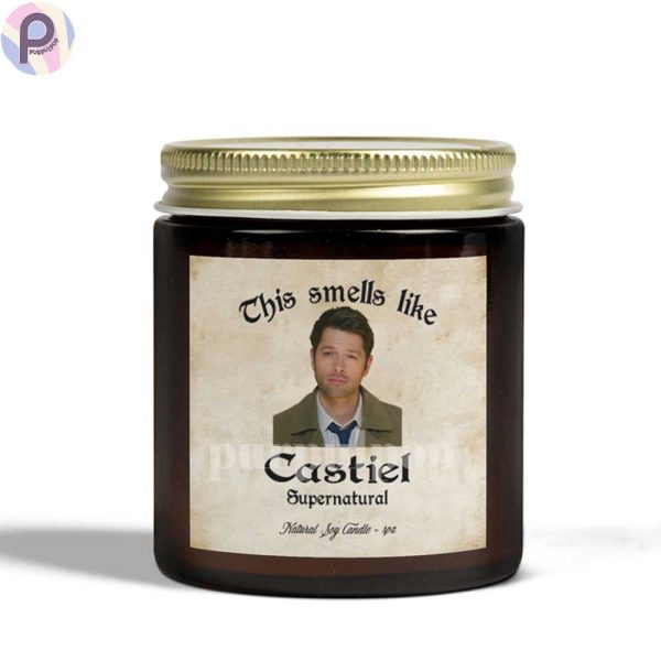 Castiel Supernatural Candle