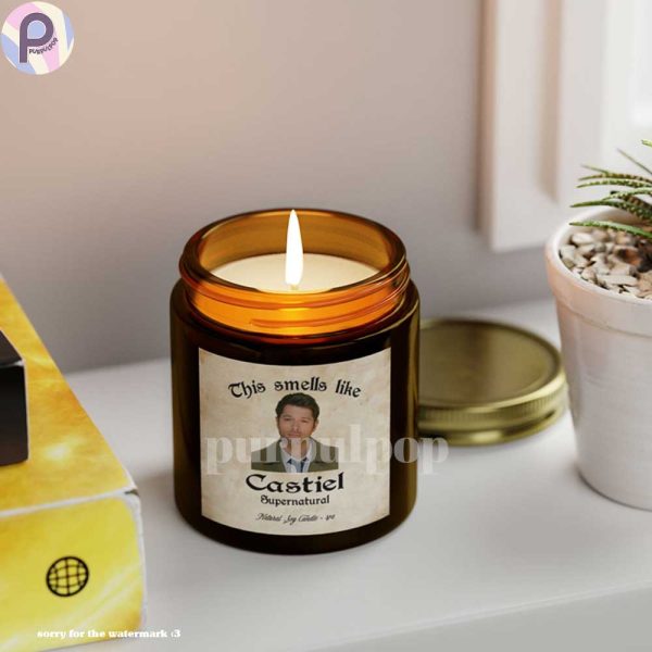 Castiel Supernatural Candle