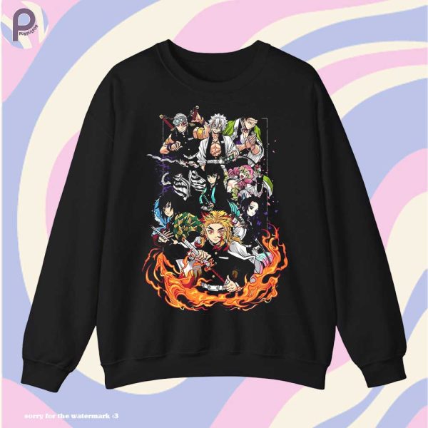 Demon Slayer All Characters, Kitmetsu No Yaiba Shirt