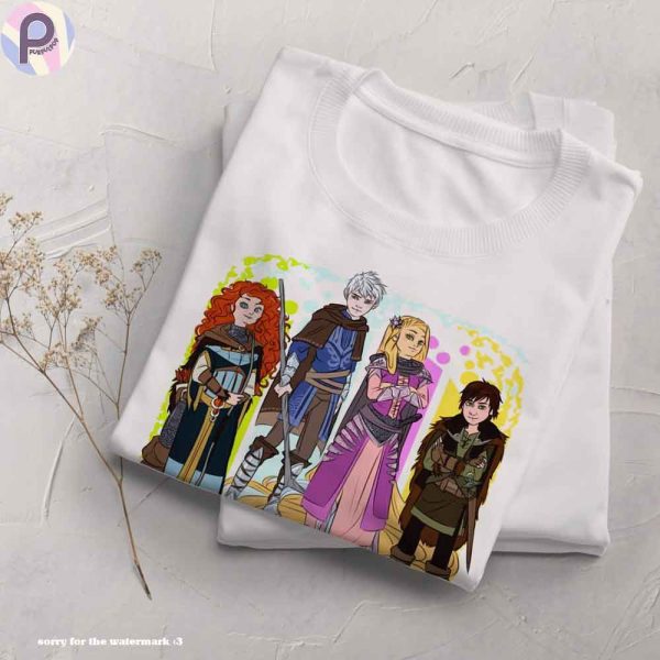 Rise of the Brave Tangled Dragons Art Shirt