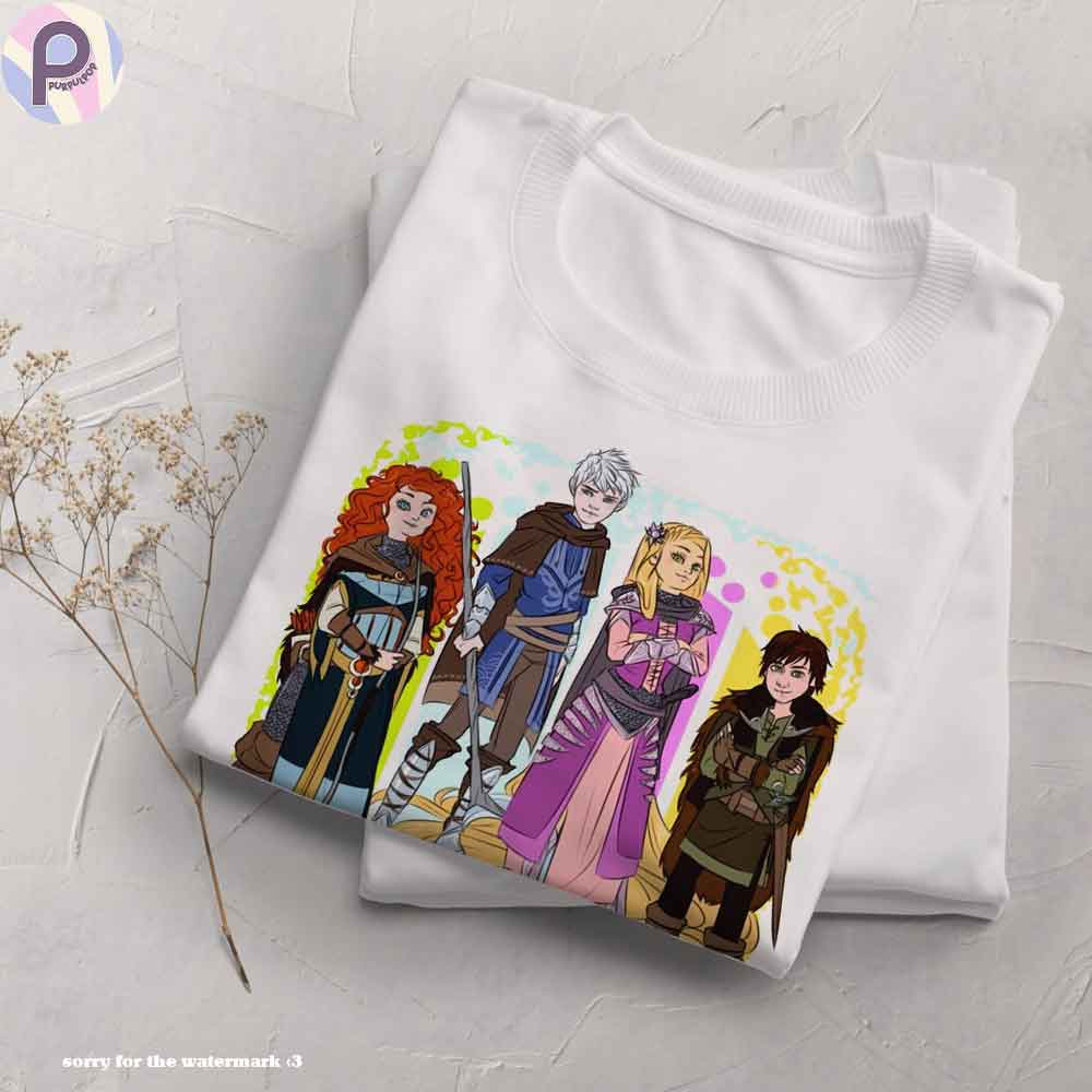 Rise of the Brave Tangled Dragons Art Shirt Rise of the Brave Tangled Dragons Art Shirt