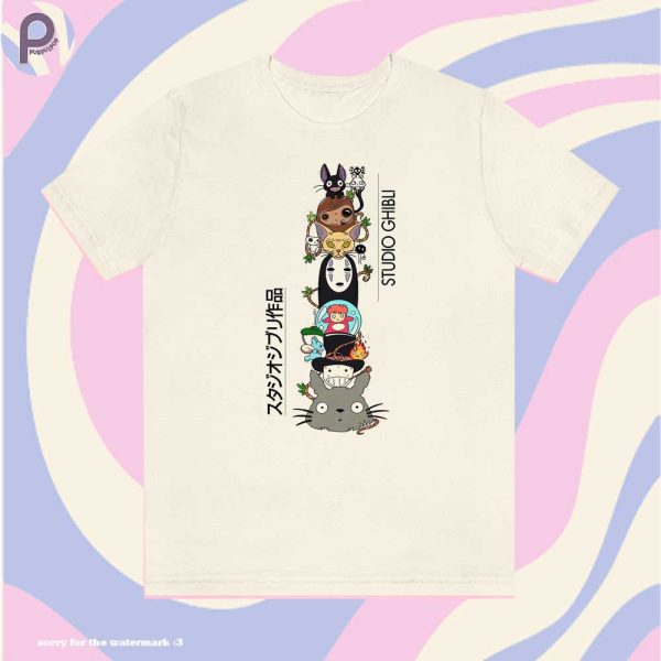 Ghibli Studio No Face, Totoro Shirt