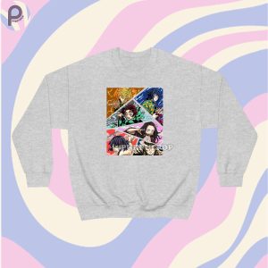 Demon Slayer Block Sweatshirt Hoodie