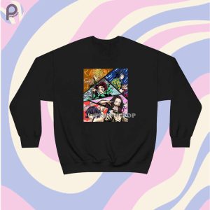 Demon Slayer Block Sweatshirt Hoodie