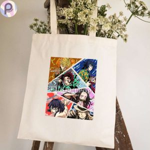 Demon Slayer Block Tote Bag