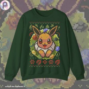 Eeveelution All I Want for Christmas Ugly Sweatshirt
