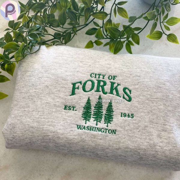 City of Forks Embroidered Shirt