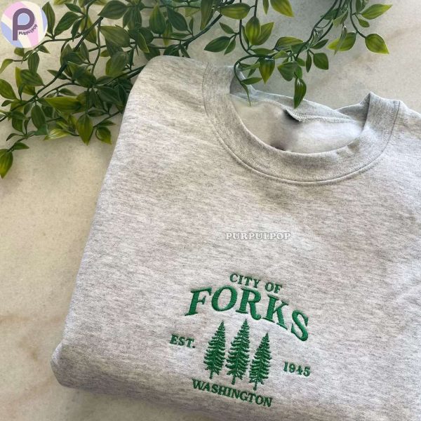 City of Forks Embroidered Shirt