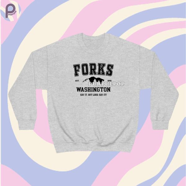 Forks Washington Twilight Sweatshirt Hoodie