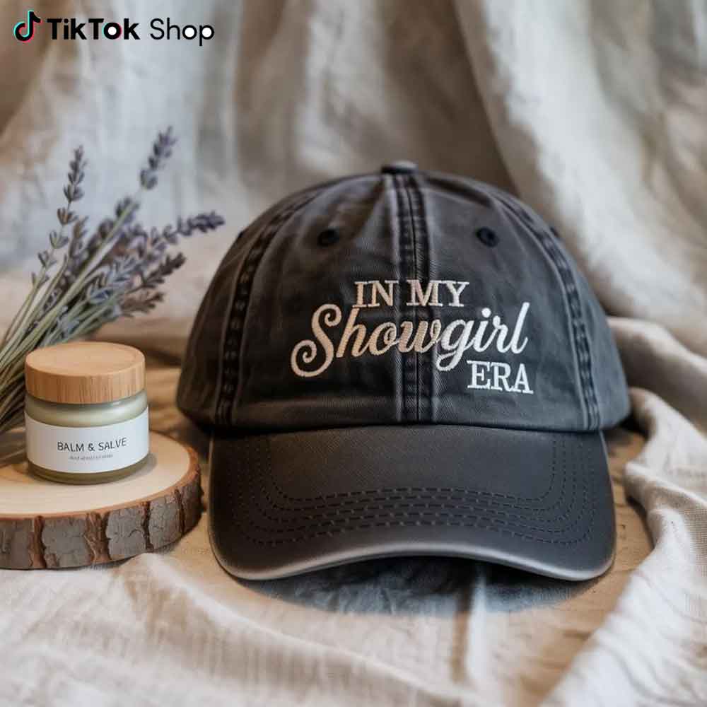 In My Showgirl Era Embroidered Washed Hat In My Showgirl Era Embroidered Washed Hat