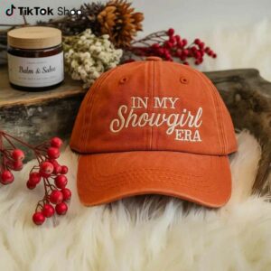 In My Showgirl Era Embroidered Washed Hat