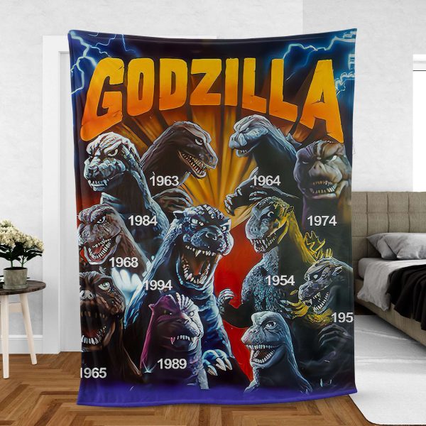 Godzilla Movies Blanket