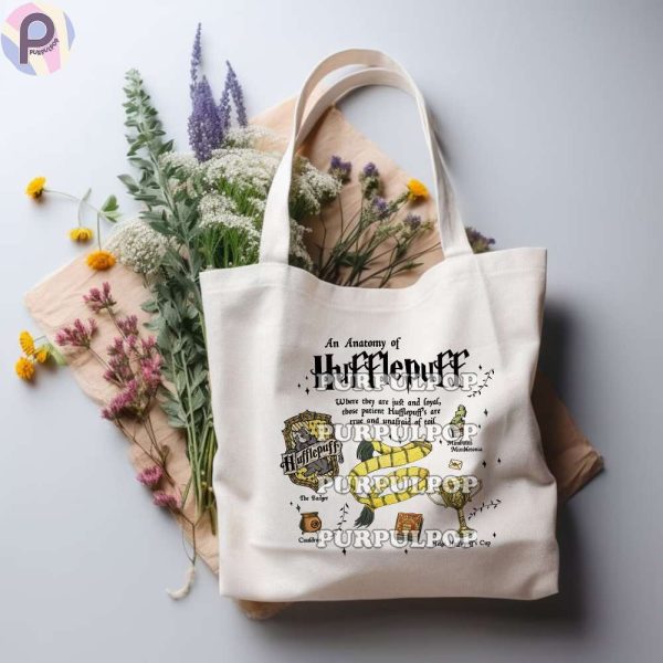 Anatomy of Hogwarts Houses Tote Bag