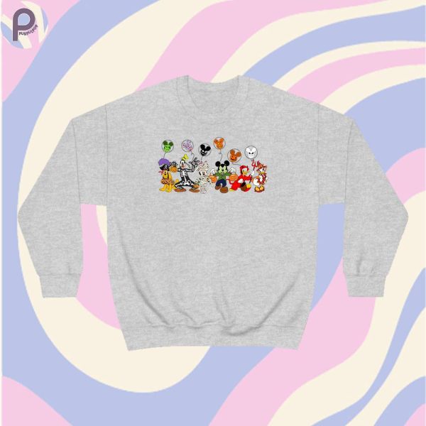 Halloween Cartoons Balloon Tee Sweatshirt Hoodie