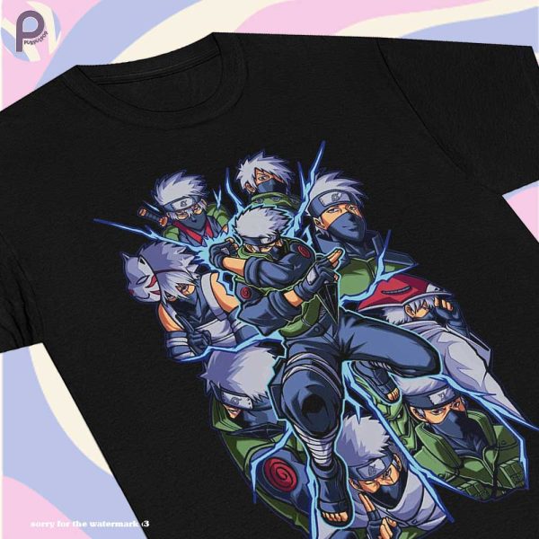 Kakashi Hatake Naruto Fan Art Vintage Shirt