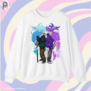 Kakashi Gojo Shirt Naruto Jujutsu Kaisen Gift