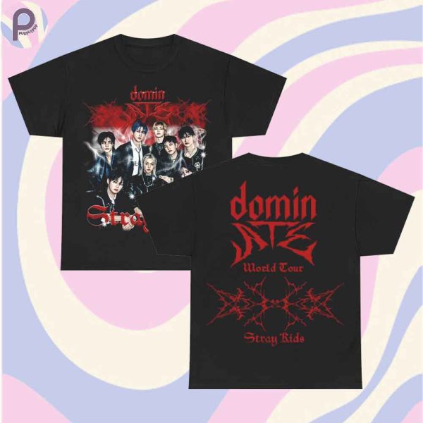 Stray Kids Dominate 2025 World Tour SKZ Kpop Shirt