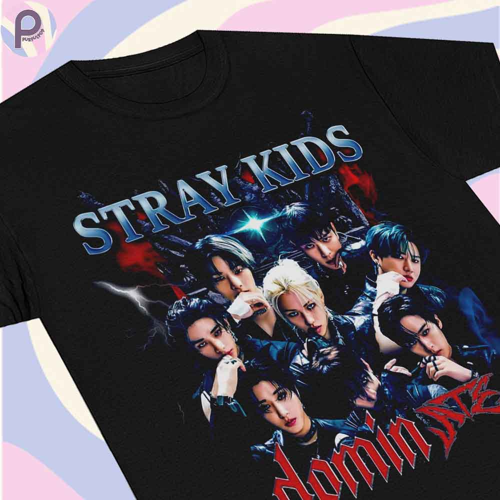Stray Kids Boyband Dominate 2025 World Tour Shirt Stray Kids Boyband Dominate 2025 World Tour Shirt