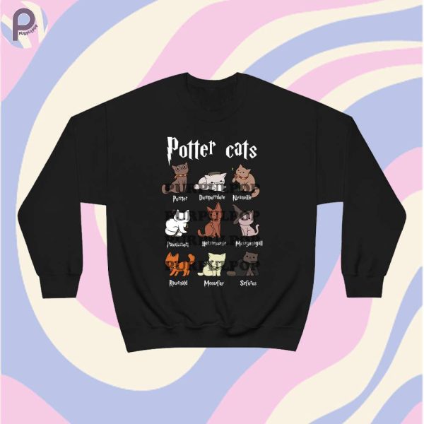 Harry Potter Cats Sweatshirt Hoodie