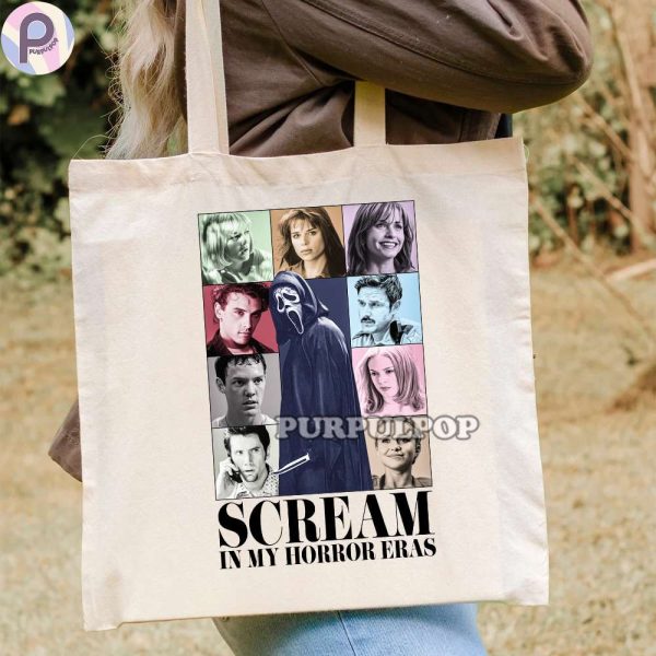Scream Horror Eras Tote Bag