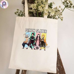 Demon Slayer Characters Tote Bag