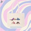 Huntrix and Derpy Tiger Kpop Demon Hunters Tote Bag