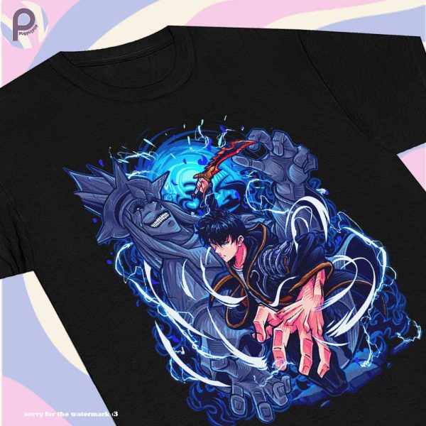 Sung Jinwoo God Statue Solo Leveling Shirt