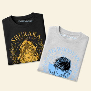 Shuraka Tei Blossoms of the White Night Shirt