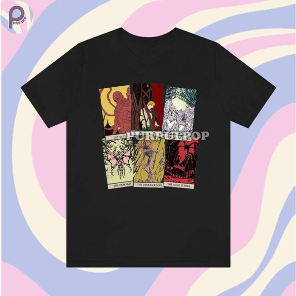 Stranger Things Monster Tarot Cards Shirt