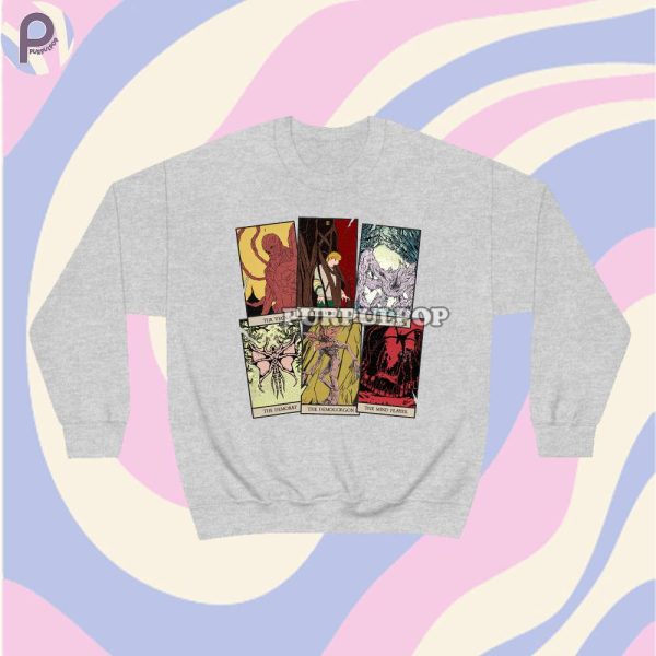 Stranger Things Monster Tarot Cards Sweatshirt Hoodie