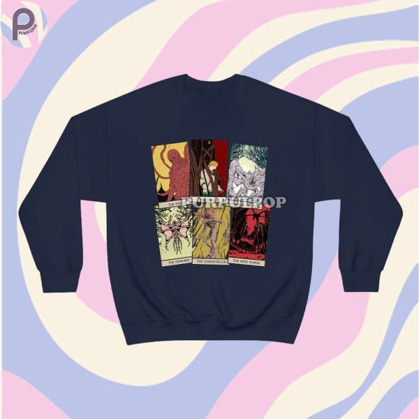 Stranger Things Monster Tarot Cards Sweatshirt Hoodie