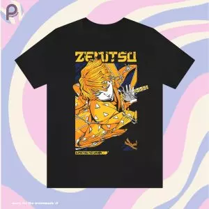 Zenitsu Kimetsu no Yaiba, Demon Slayer Shirt