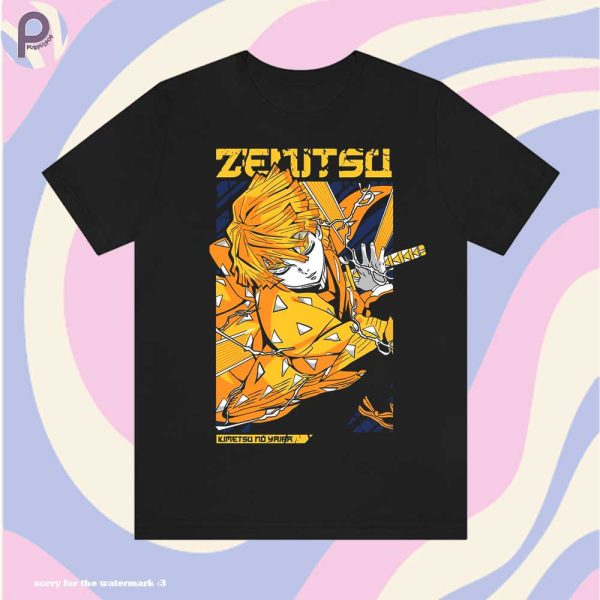 Zenitsu Kimetsu no Yaiba, Demon Slayer Shirt