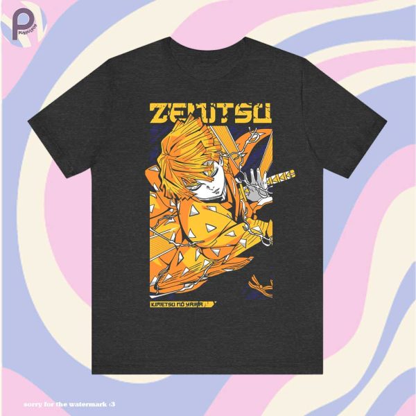 Zenitsu Kimetsu no Yaiba, Demon Slayer Shirt