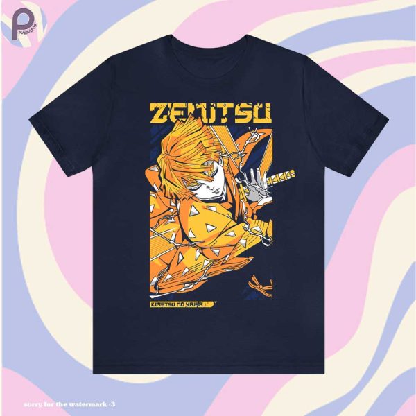 Zenitsu Kimetsu no Yaiba, Demon Slayer Shirt