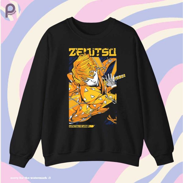 Zenitsu Kimetsu no Yaiba, Demon Slayer Shirt