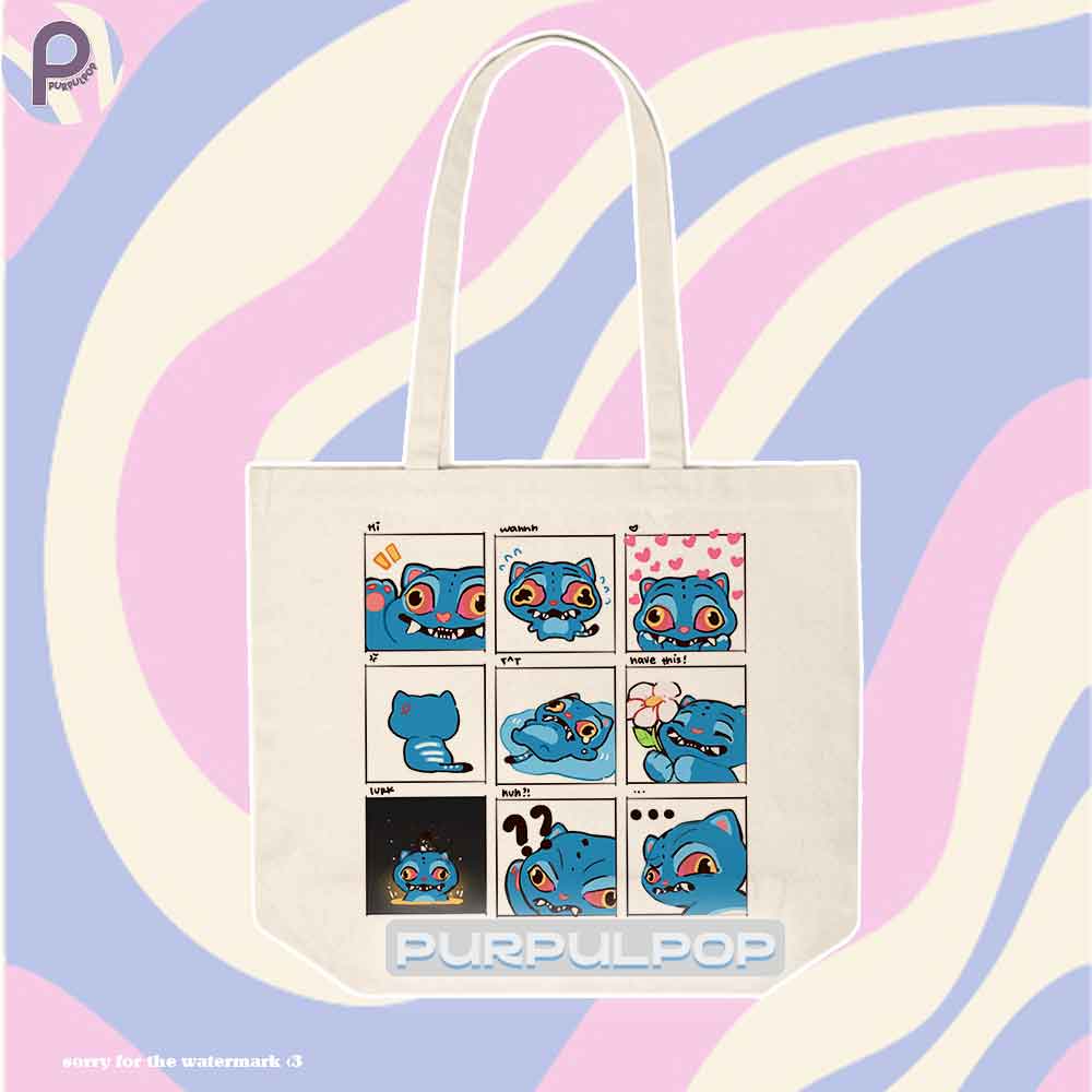 Derpy Emo Cute Kpop Demon Hunters Tote Bag Derpy Emo Cute Kpop Demon Hunters Tote Bag