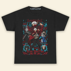 Dante Mary Arkham Bianco Devil May Cry Shirt