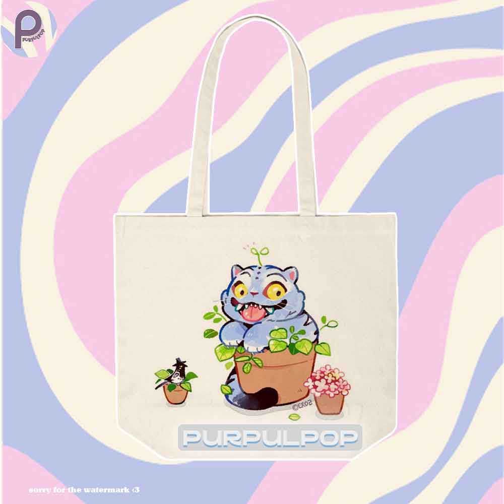 Derpy Cute Kpop Demon Hunters Tote Bag Derpy Cute Kpop Demon Hunters Tote Bag