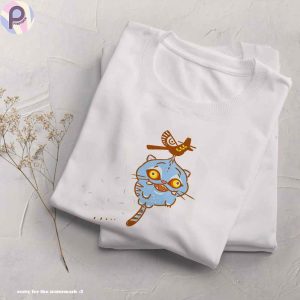 Derpy Blue Tiger and Bird Kpop Demon Hunters Shirt
